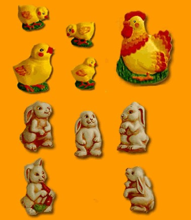 Gipszkiöntő nyuszik /660413