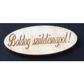 Ovális 5cm Boldog Születésnapot /029