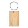 Téglalap alakú bambusz kulcstartó/MO6978-40